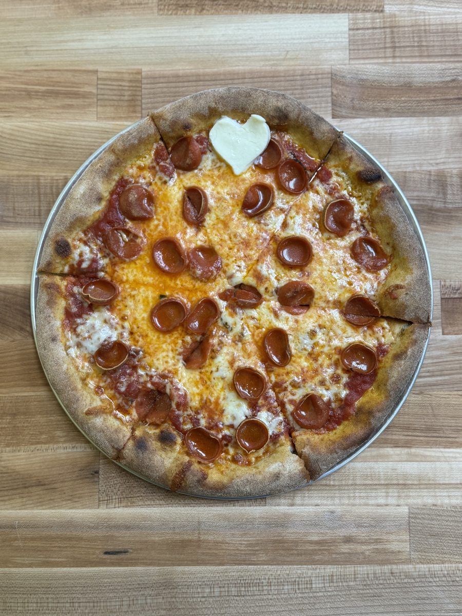 Leolo Pizza fresh pepperoni pie